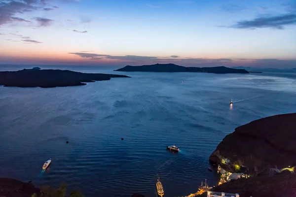 Sunset bulvarında santorini