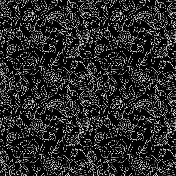 Abstraktes Paisley-Muster — Stockvektor