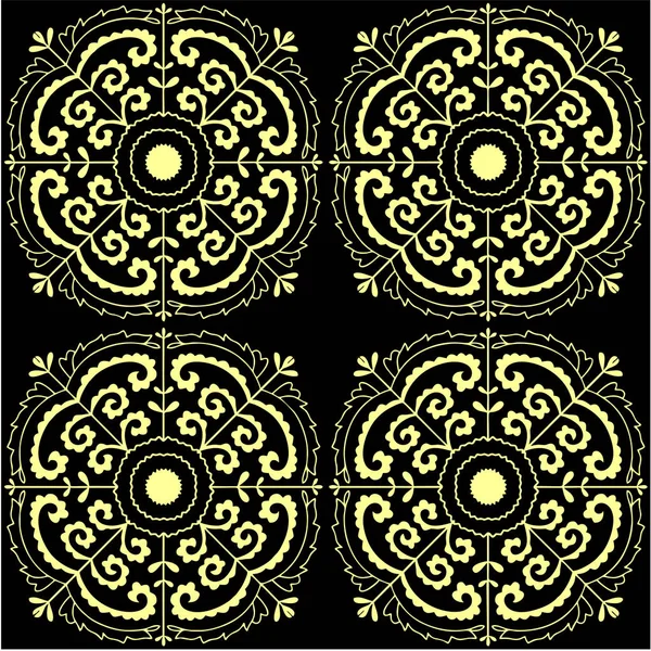 Decoratieve patroon met elegante achtergrond — Stockvector