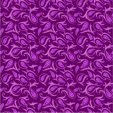 Mayalı ve çiçekli kusursuz desen