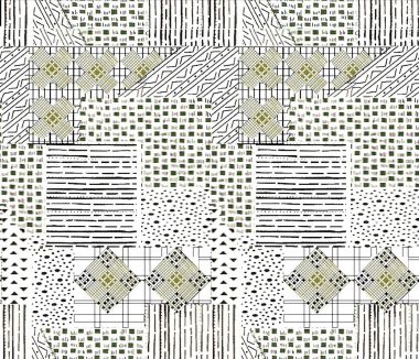 grafik seamless modeli. Geometrik doku. süslü sorunsuz sınır Doğu tarzı.