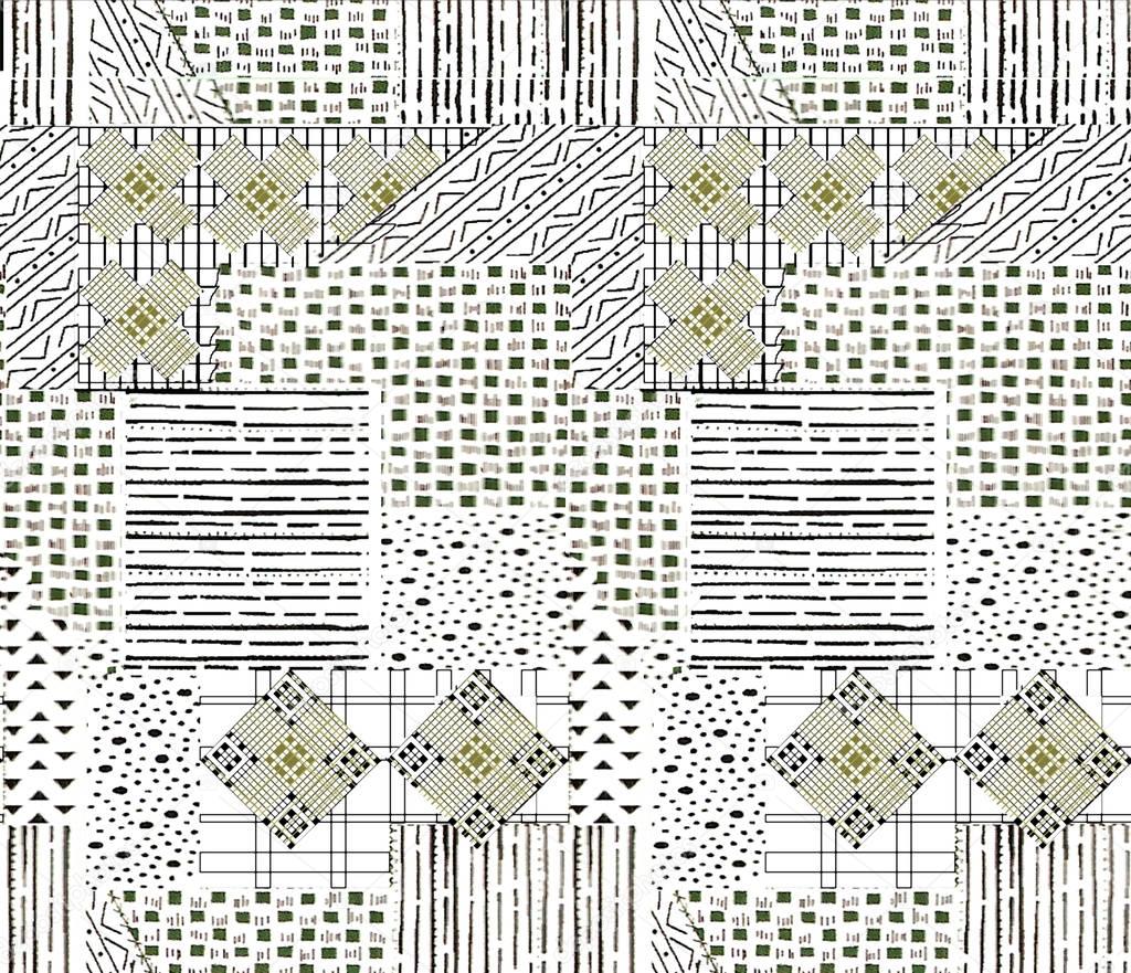 graphical seamless pattern. Geometrical texture. ornate seamless border in Eastern style.