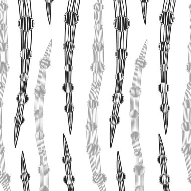 Grunge fırça darbeleri ile Seamless Modeli.