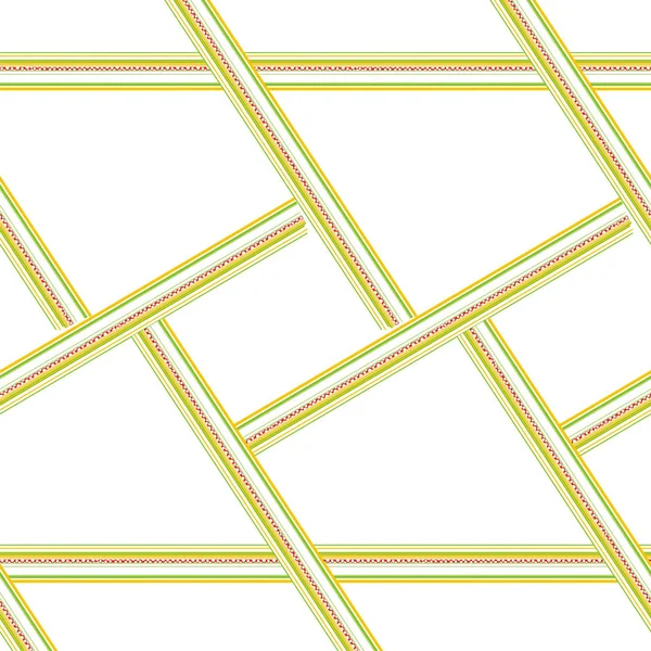 完全なグラフィカルなシームレス パターン。幾何学的なテクスチャー — ストック写真