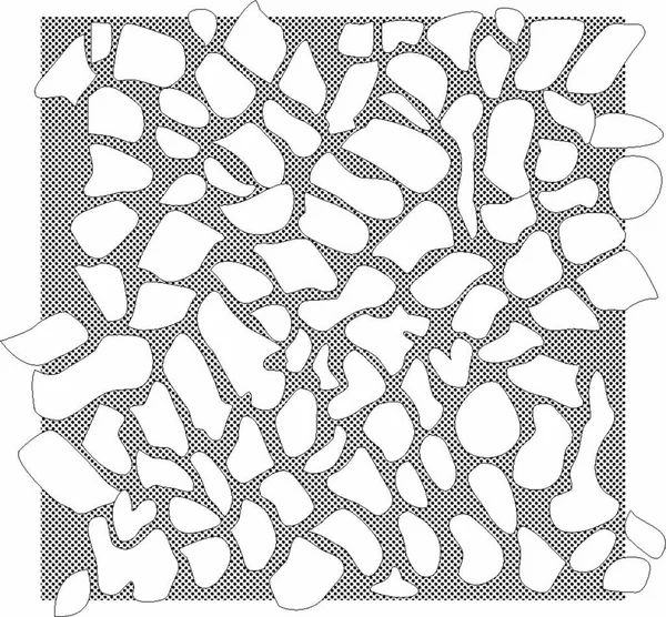 dağınık üçgen ile kesintisiz geometrik desen.