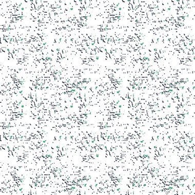 Küçük sıçrama grunge arka plan, beyaz arka plana sahip siyah geometrik dekoratif desen