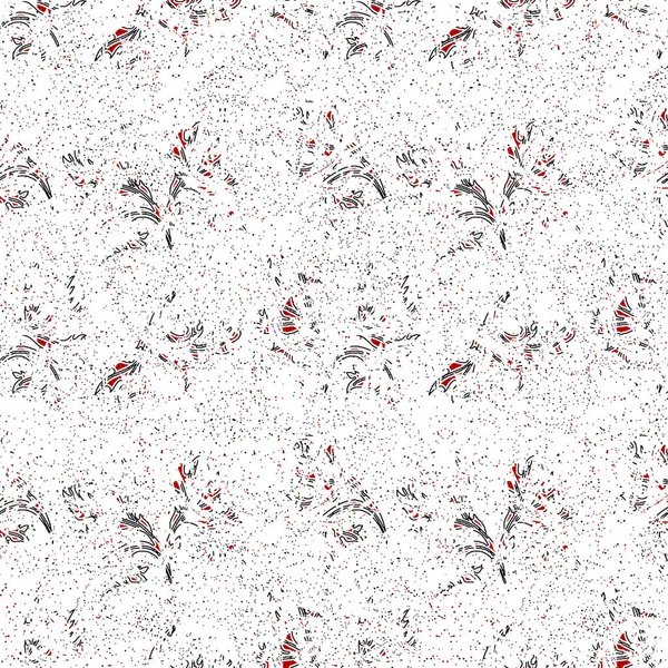 Abstrato Pequeno Respingo Grunge Fundo Preto Geométrico Padrão Ornamental Com — Fotografia de Stock