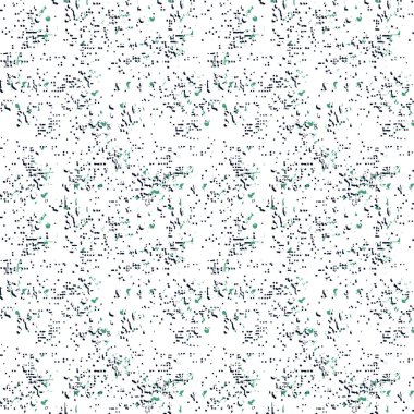 Küçük sıçrama grunge arka plan, beyaz arka plana sahip siyah geometrik dekoratif desen