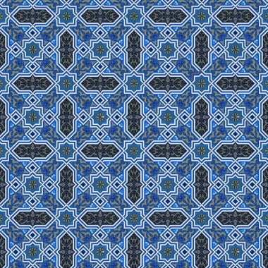 Muhteşem, pürüzsüz desenli beyaz renkli Fas fayansları, Portekiz fayansları, süsler. Duvar kağıdı, şablon dolguları, web sayfası arkaplanı, yüzey dokuları için kullanılabilir.