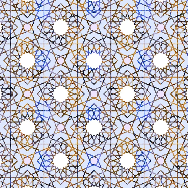 Wunderschöne Nahtlose Muster Weiß Bunte Marokkanische Portugiesische Fliesen Ornamente Kann — Stockfoto