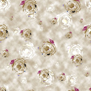 Elagance Bulutsuz çiçek deseni