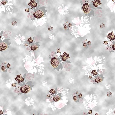 Elagance Bulutsuz çiçek deseni
