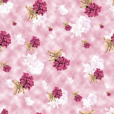 Elagance Bulutsuz çiçek deseni