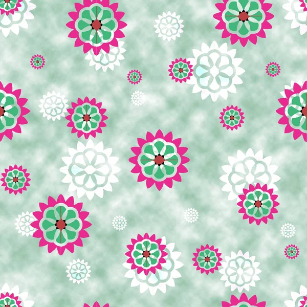 Elagance Seamless Flower Pattern Cloud Background — Stock Photo, Image