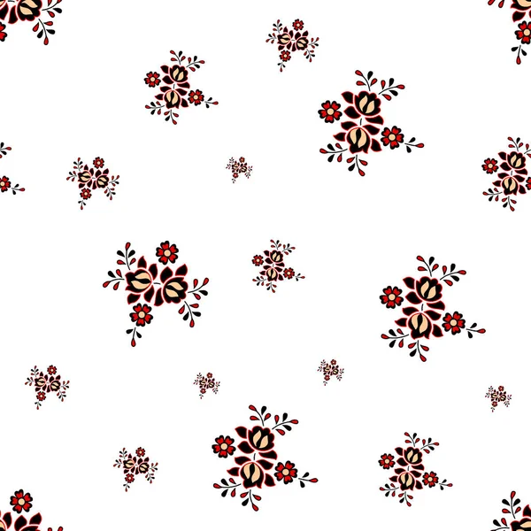 Абстрактний Безшовний Квітковий Візерунок Барвистим Фоном — стокове фото