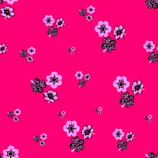 Abstract Seamless Flower Pattern Colorful Background — Stock Photo, Image