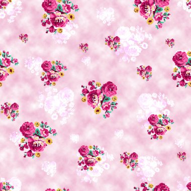 Elagance Bulutsuz çiçek deseni