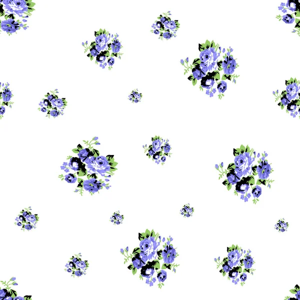 Abstract Seamless Flower Pattern Colorful Background — Stock Photo, Image