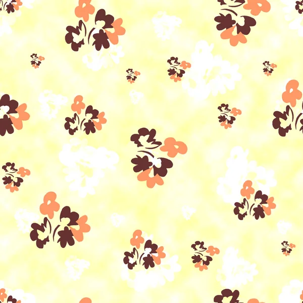 Elagance Seamless Flower Pattern Cloud Background — Stock Photo, Image
