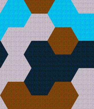 Soyut karışımlı geometrik kalıp ile renk arkaplanı.