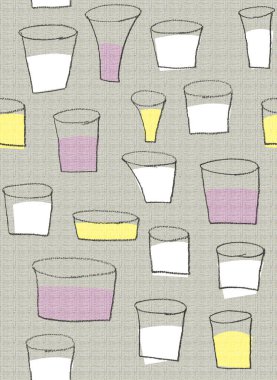 Elagance renk arkaplanı ile nesne desenini karıştır.