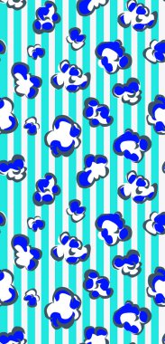 Elanance Çiçek motifi deseni basım ve üretim için renk arkaplanı ile.