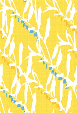 Elanance Çiçek motifi deseni basım ve üretim için renk arkaplanı ile.