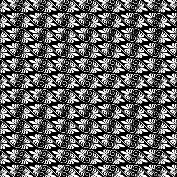 Abstract Naadloos Patroon Met Abstracte Geometrische Stijl Herhaal Monster Figuur — Stockfoto