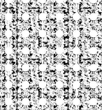 Soyut geometrik tarzlı, soyut, dikişsiz desen. Örnek figür ve çizgi tekrarlanıyor. Moda tasarımı, duvar kağıdı, tekstil endüstrisi için.