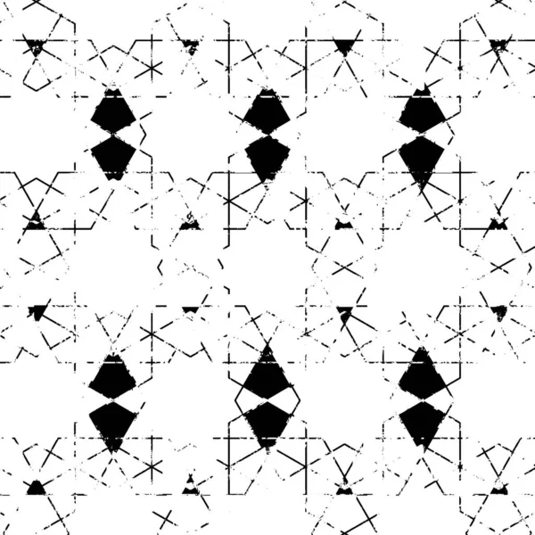 Abstraktes Nahtloses Muster Mit Abstrakt Geometrischem Stil Wiederholung Von Beispielfigur — Stockfoto