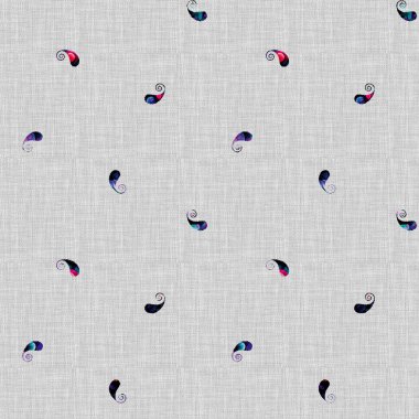 Çiçek desenli bitkisel motifler rastgele dağılmış. Kusursuz vektör dokusu. Moda baskıları için. El çizimi biçim açık mavi arkaplan ile yazdırılıyor