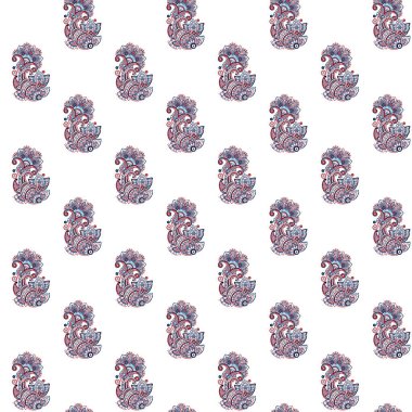 Dijital yazdırma için renkli doku arka planına sahip soyut damaske deseni. Elagance renk tam arkaplan dokusu deseni