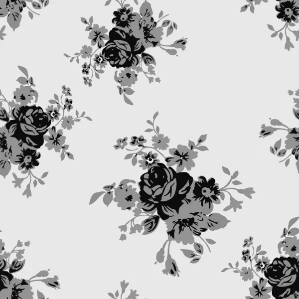 Seamless Flower Pattern Background Beautiful Seamless Pattern Allover Design Seamless — Stock Photo, Image