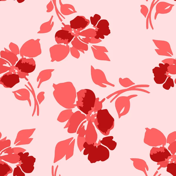 Seamless Flower Pattern Background Beautiful Seamless Pattern Allover Design Seamless — стоковое фото