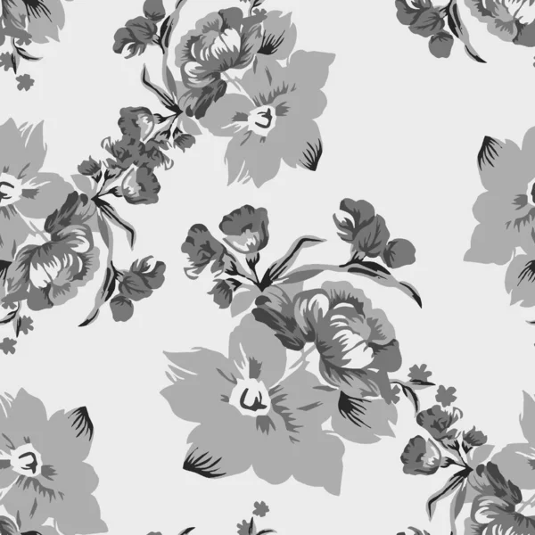 Seamless Flower Pattern Background Beautiful Seamless Pattern Allover Design Seamless — Stock Photo, Image