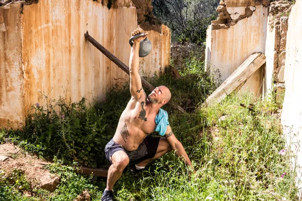 Genel gider ağız kavgası kettlebell Trainer