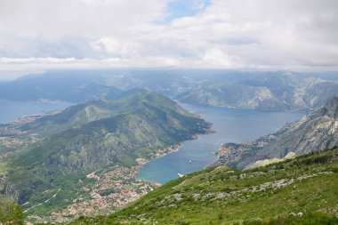 Panoramik Kotor ve Körfezi Kotor, Karadağ