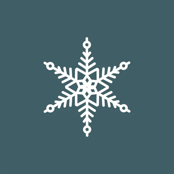 Εικονογράφηση Διάνυσμα Νιφάδες Χιονιού Γκρι Μπλε Φόντο Στο Εικονίδιο Της — Διανυσματικό Αρχείο