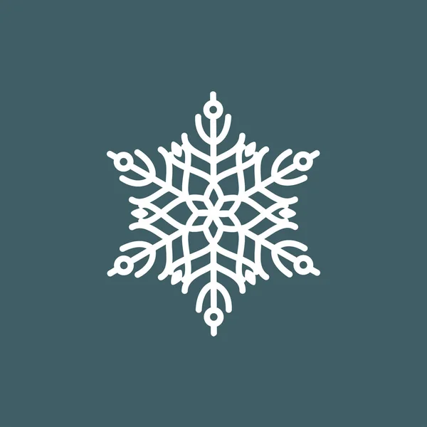 Vektorové Ilustrace Sněhových Vloček Šedé Modré Pozadí Grafické Ikony Pro — Stockový vektor