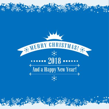 Yazdırma ve Web siteleri için Noel tebrik kartı. Vektör çizim.