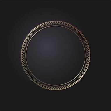 Dekoratif yuvarlak çerçeve çiçek süsleme ile tasarımı için. Daire kare. Bir şablon baskı kartpostallar, davetiyeler, kitaplar, tekstil, gravür, ahşap mobilyalar, sıcak dövme. Vektör.