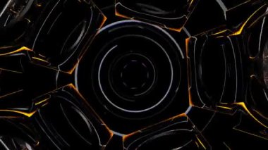 Soyut adet çeşitli renklerde döndürme 