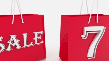 Yazıt 75 yüzdeleri ile alışveriş torbaları 