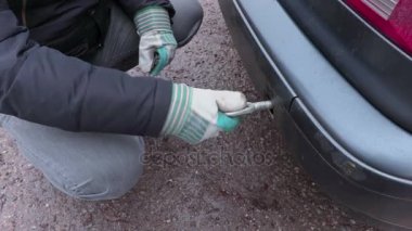 Römork arabadaki adam vida