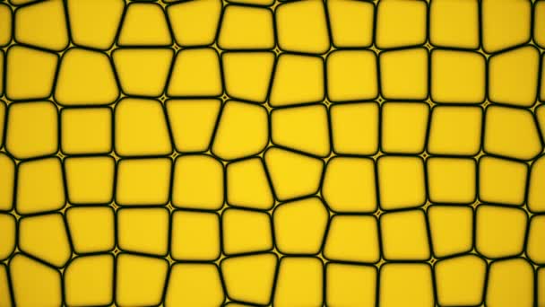 Yellow moving cells in backgrounds — Stock Video