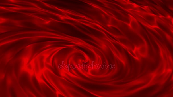 Абстрактна обертова матерія червоним кольором — стокове відео