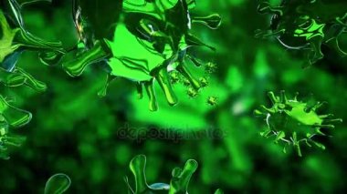 Yeşil kayan virüsler