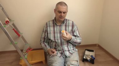 adam boya silindiri ile 