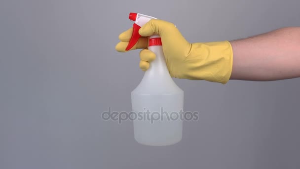 plastic spray can