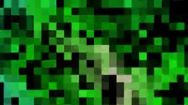 Yeşil hızlı hareketli piksel